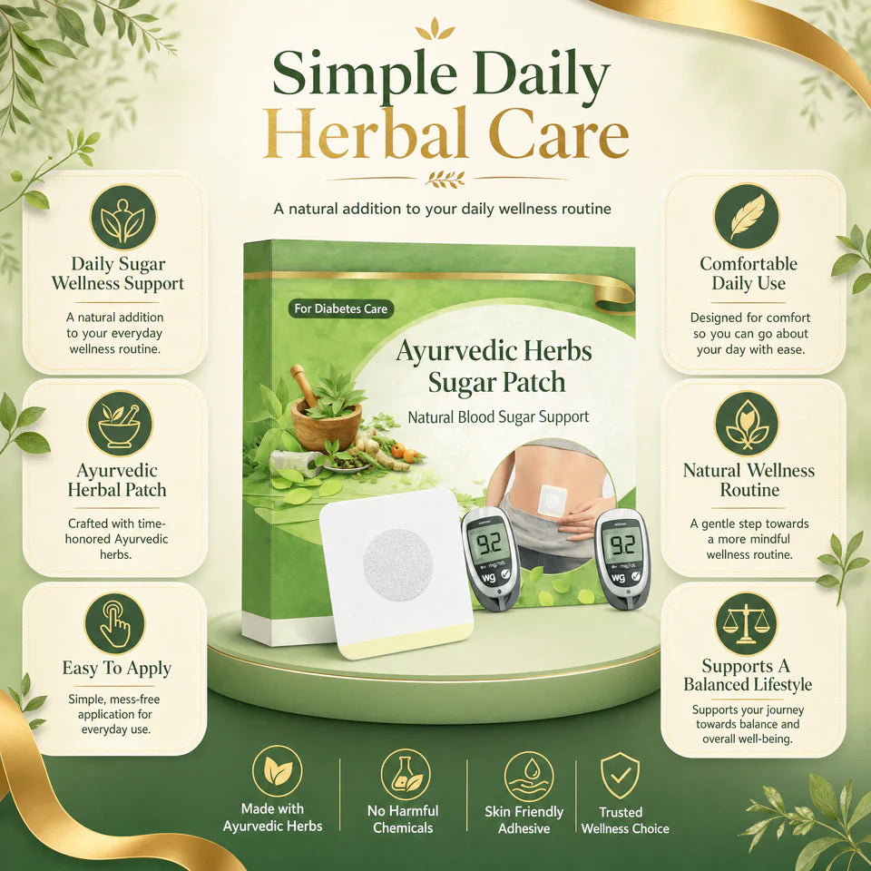 Ayurvedic Herbs Sugar Patch (Buy 1 Get 1)