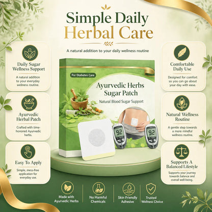 Ayurvedic Herbs Sugar Patch (Buy 1 Get 1)
