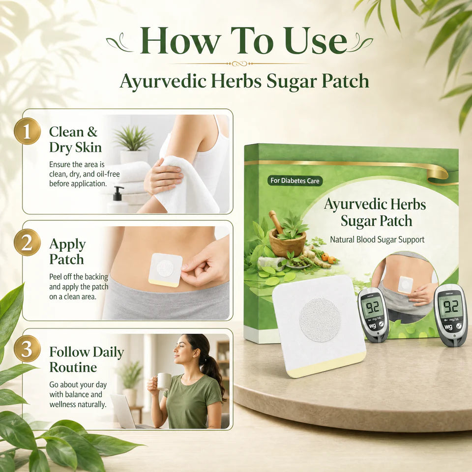 Ayurvedic Herbs Sugar Patch (Buy 1 Get 1)